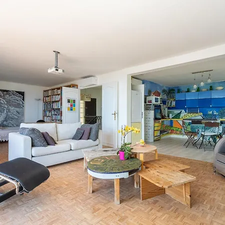 3 Bedroom Artist's House With Ac, Spectacular Sea View - Dodo Et Tartine