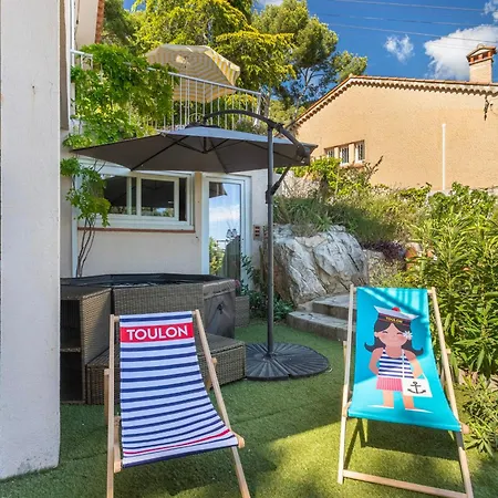 3 Bedroom Artist's House With Ac, Spectacular Sea View - Dodo Et Tartine Casa vacanze Tolone